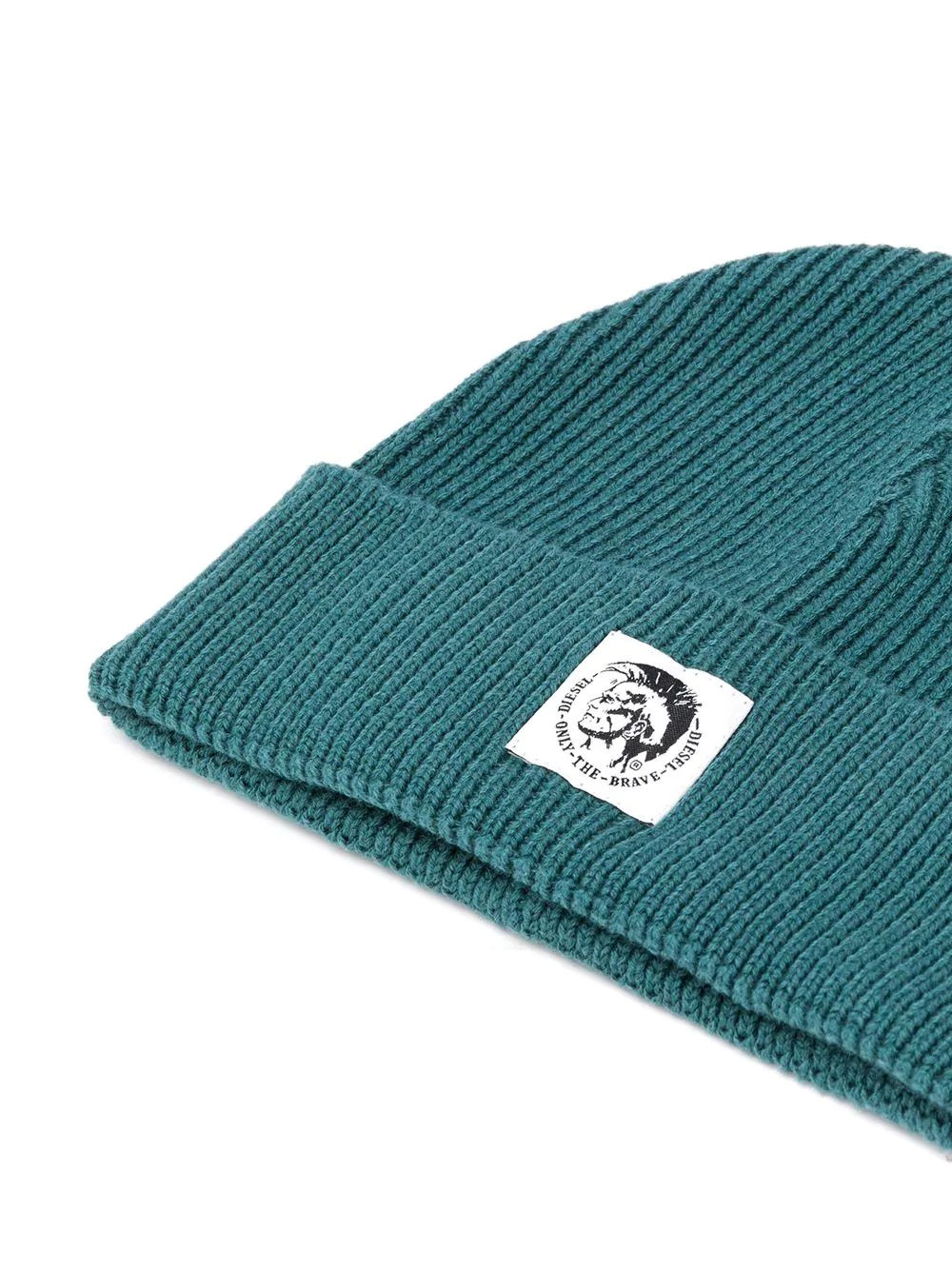 knitted logo beanie - 2