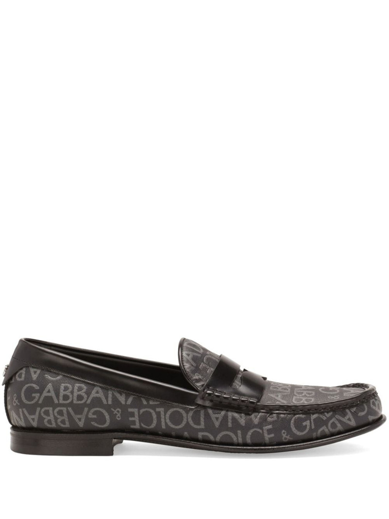 로고 인쇄 loafers 1