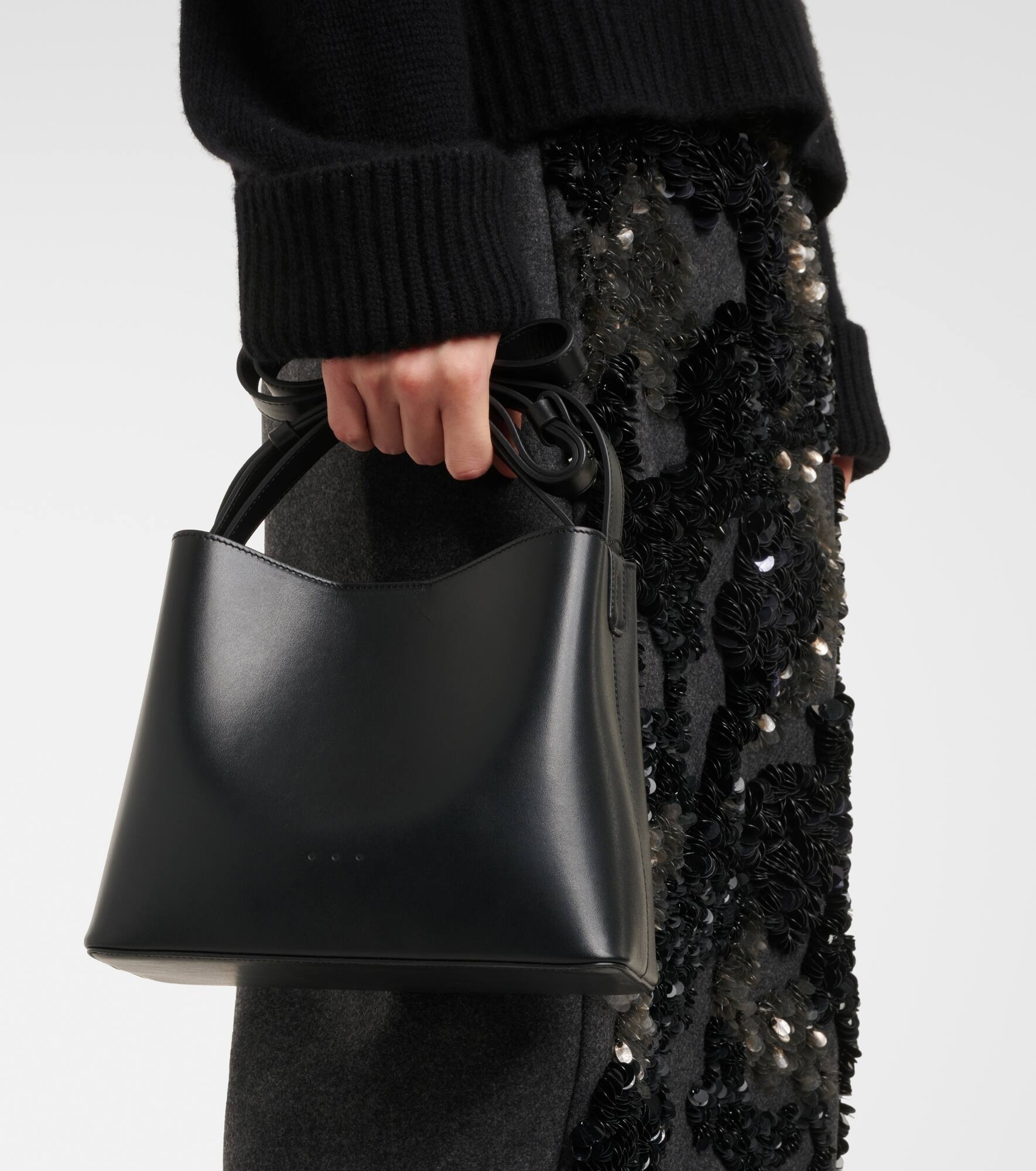 Sac Mini leather tote bag - 6