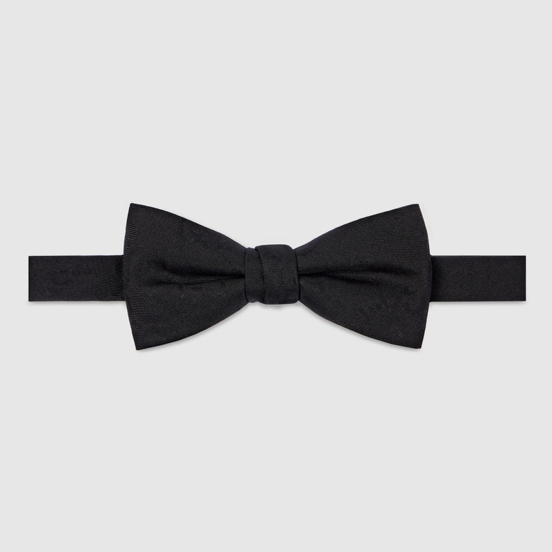 GG cotton silk bow tie 1
