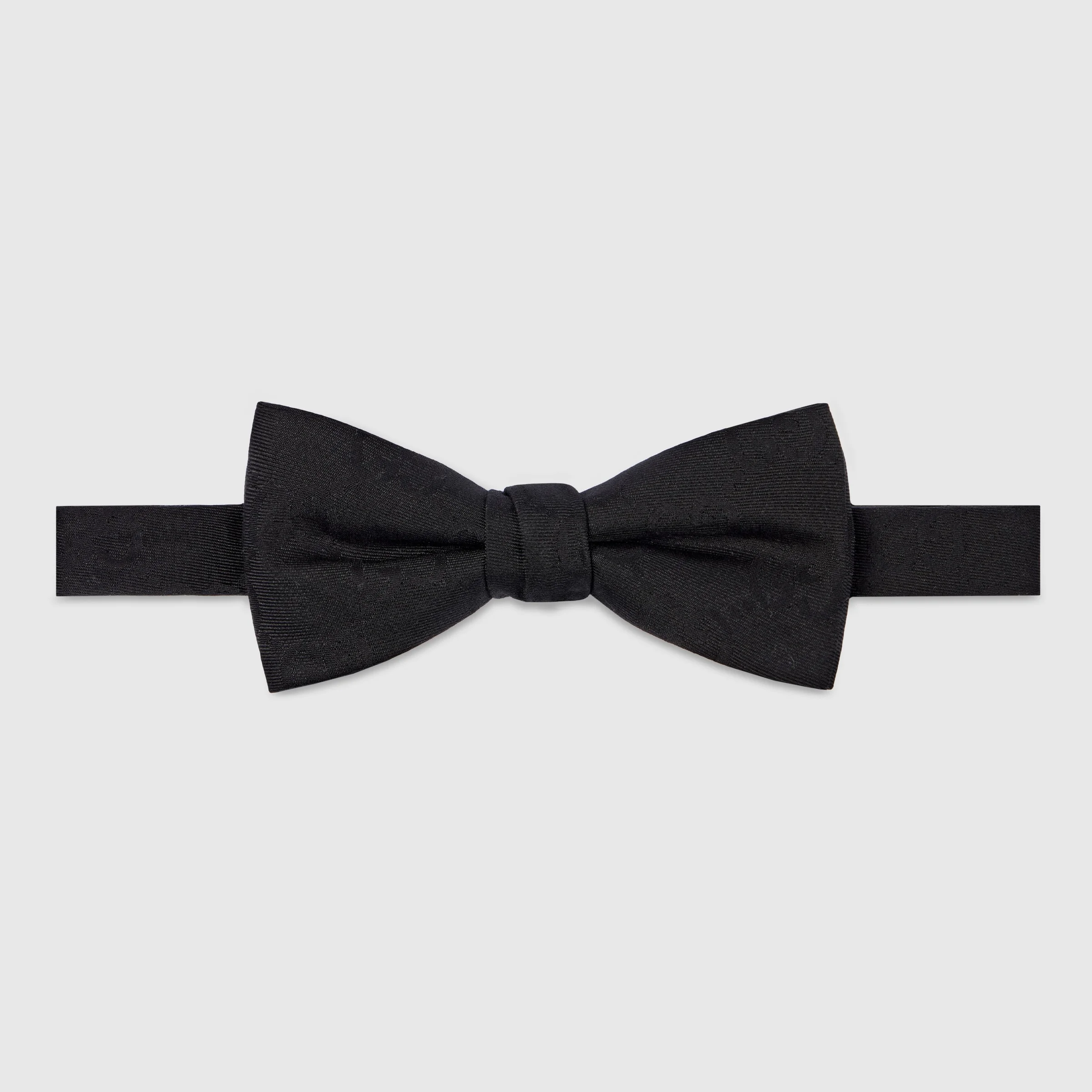 GG cotton silk bow tie - 1
