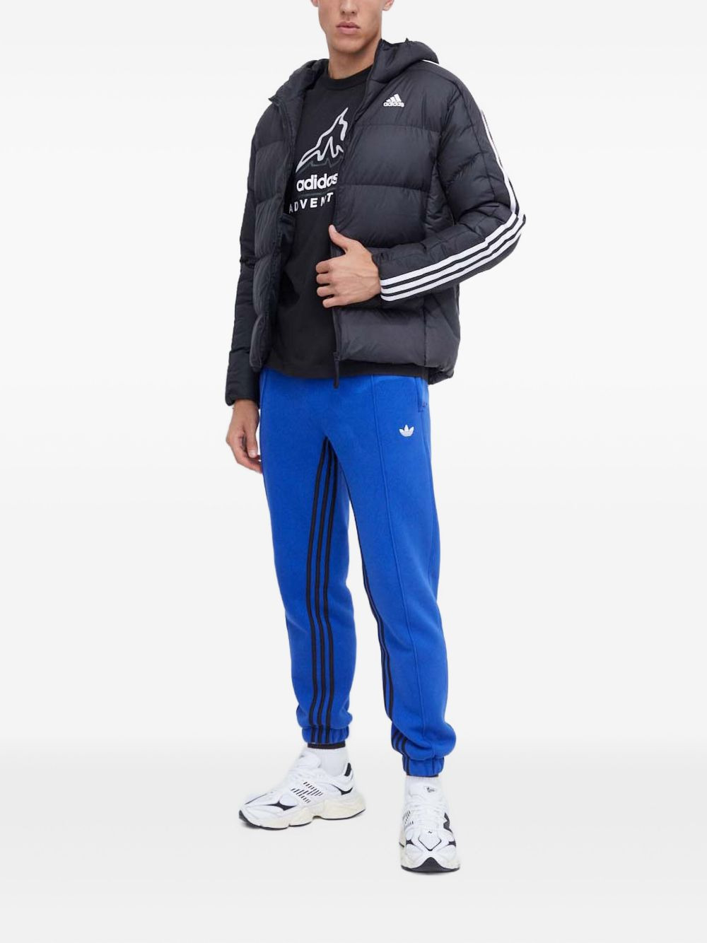 three-stripe padded jacket - 2