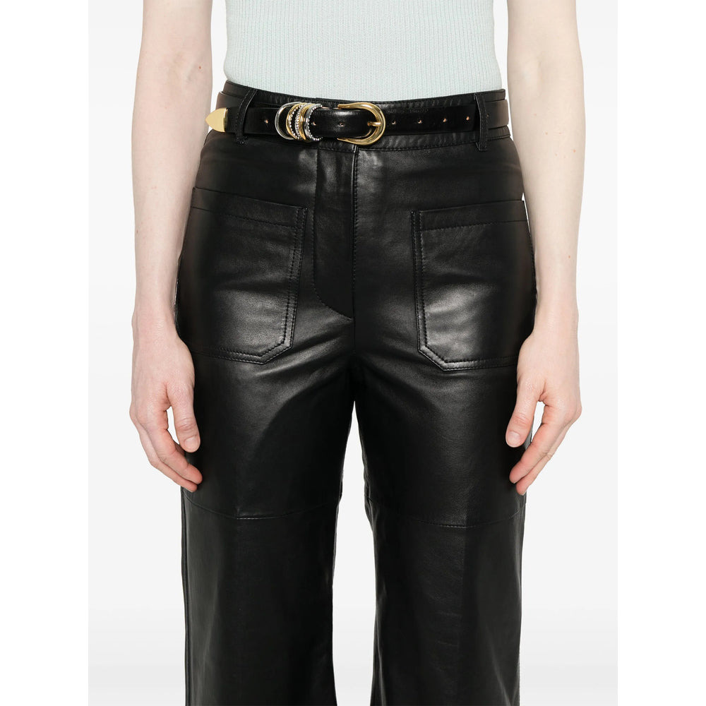 Victoria Beckham Black Trousers - Flared Trousers Women - 2