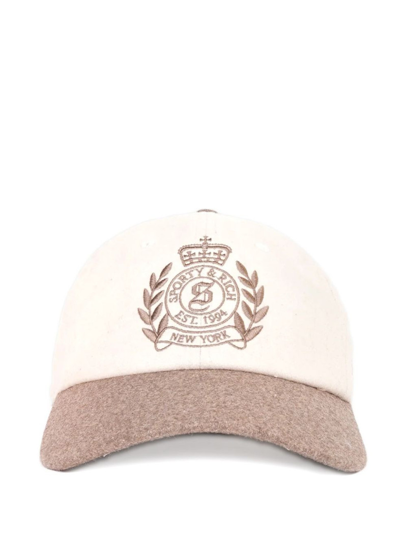 embroidered-logo baseball cap 1