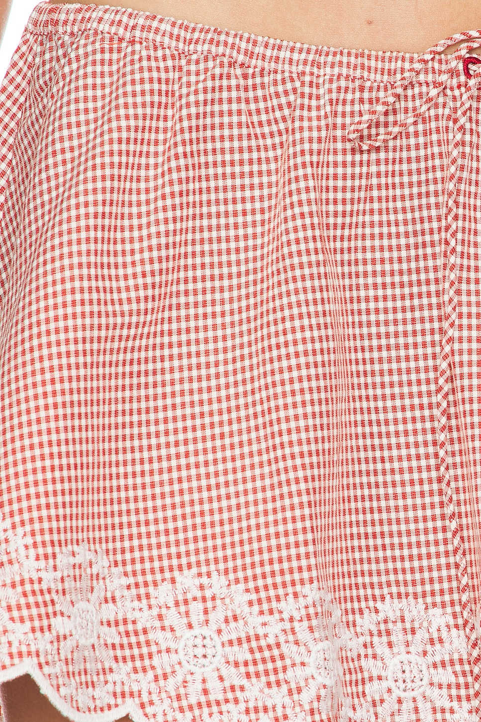 Maelle Gingham Mini Skirt - 6