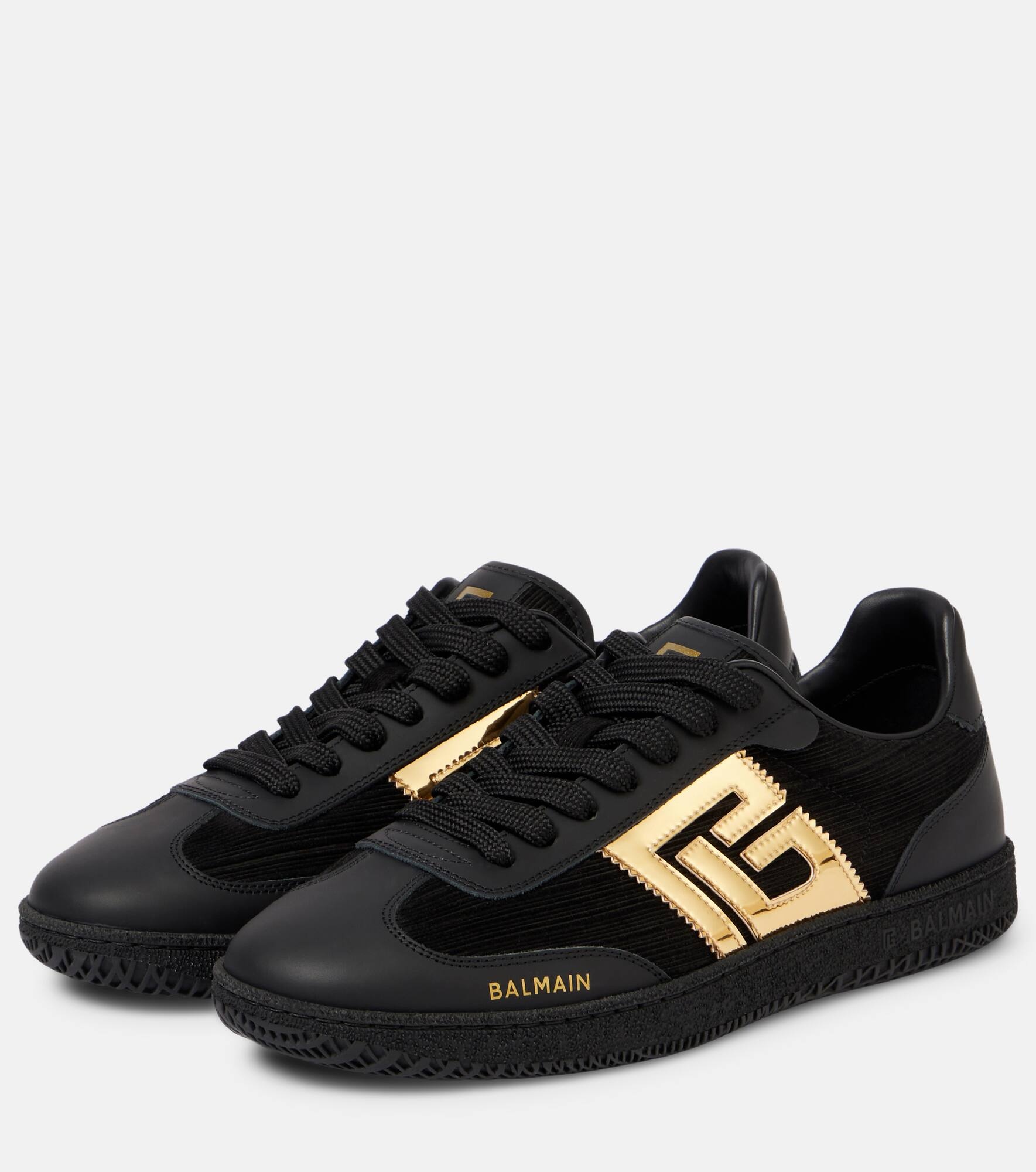 PB leather sneakers - 4