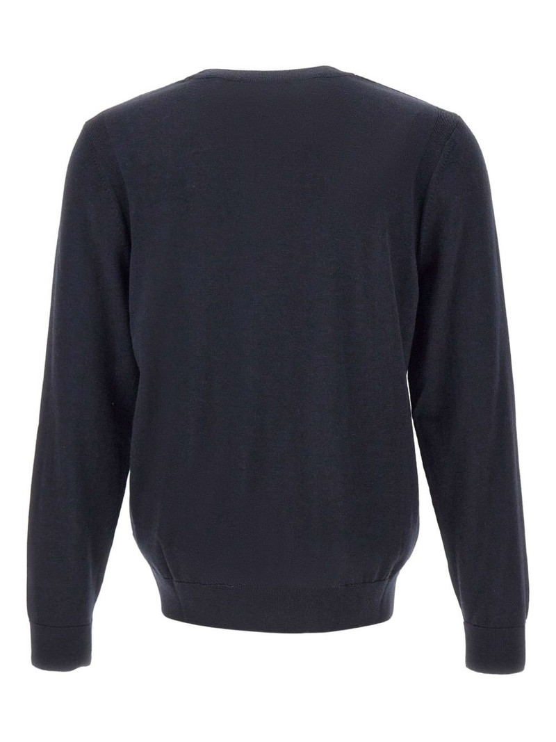 BOSS crew-neck ribbed-hem sweater outlook