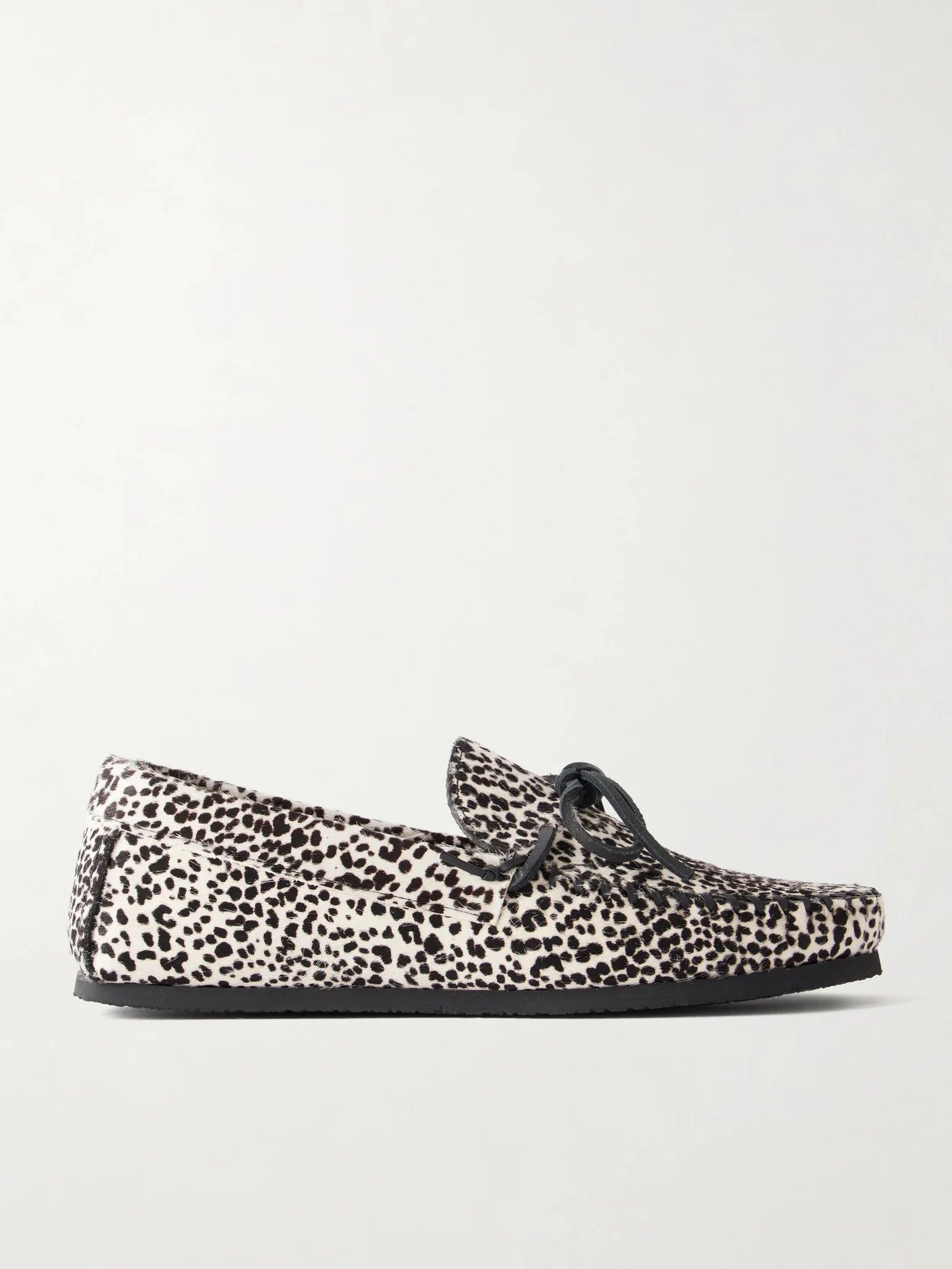 Fitza Leopard-print Calf Hair Loafers - 1