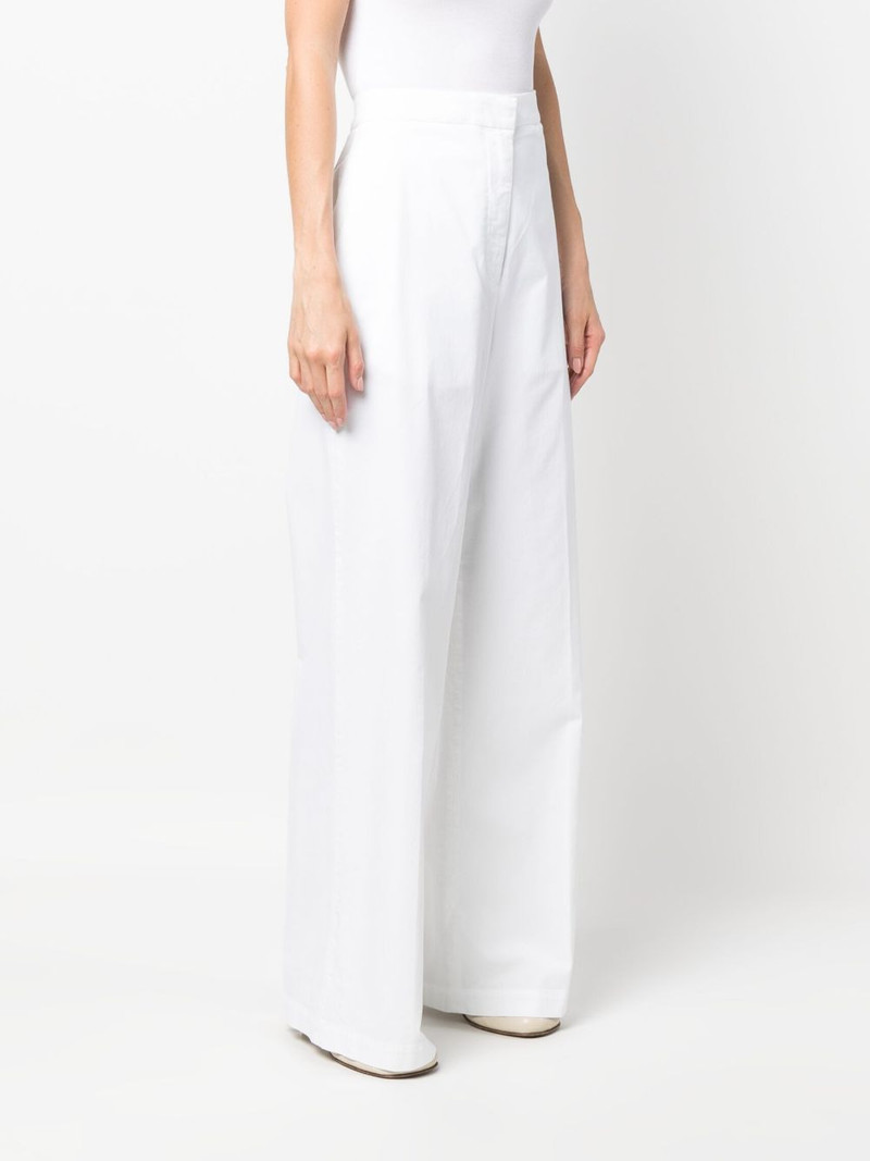high-waisted flared trousers 3