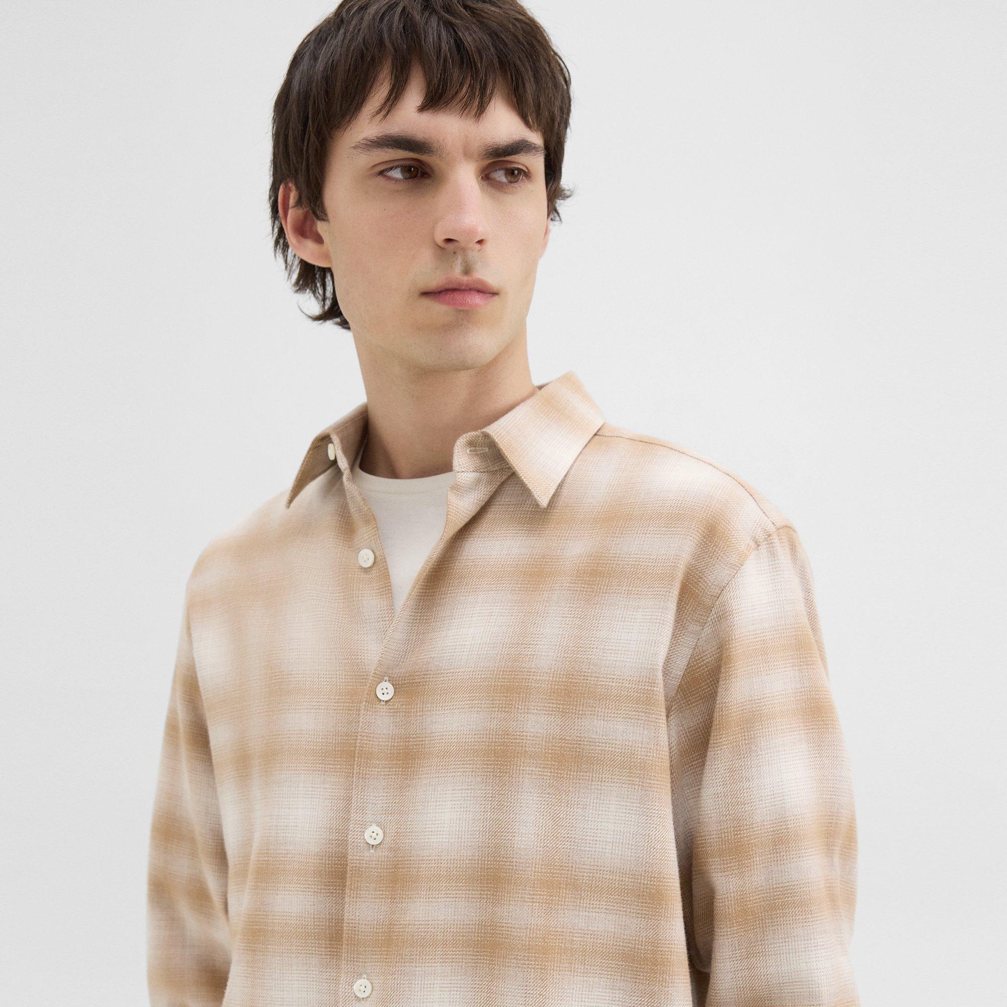 Irving Shirt in Plaid Cotton Flannel - 5