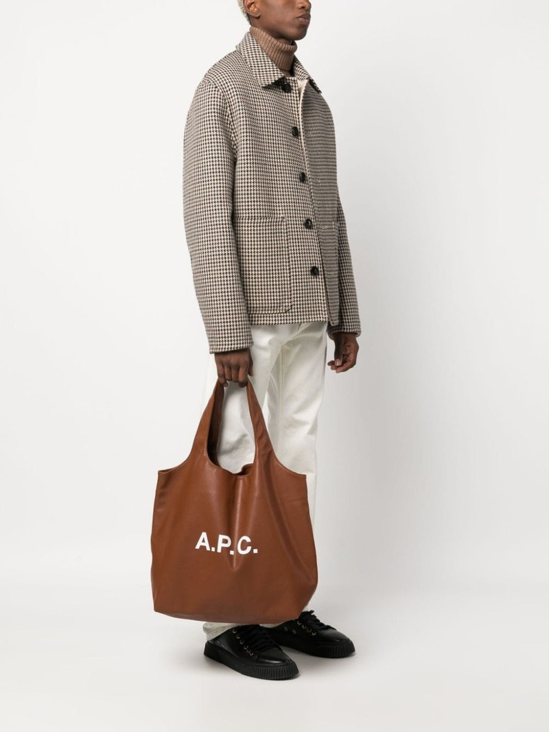 A.P.C. logo-print tote bag outlook