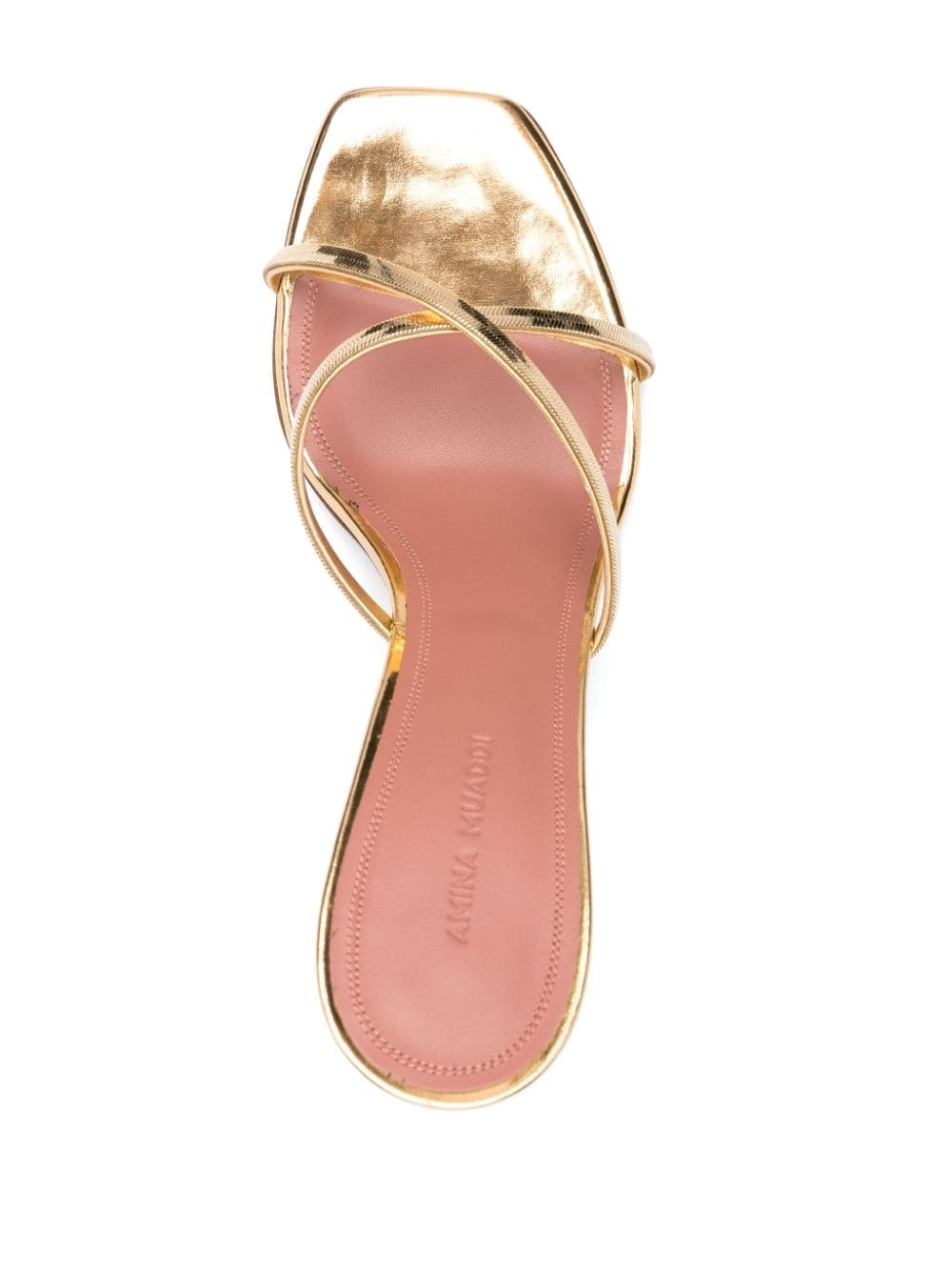 Henson cross-strap metallic sandals - 4