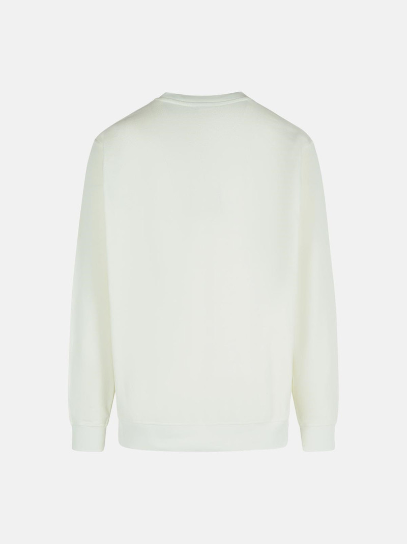 Drôle de Monsieur 'TENNIS' WHITE COTTON SWEATSHIRT outlook