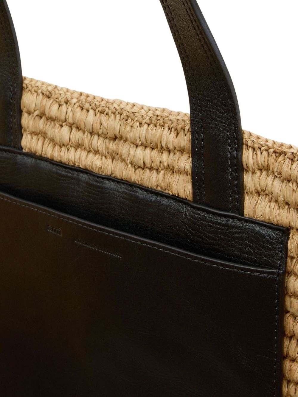 raffia tote bag - 6