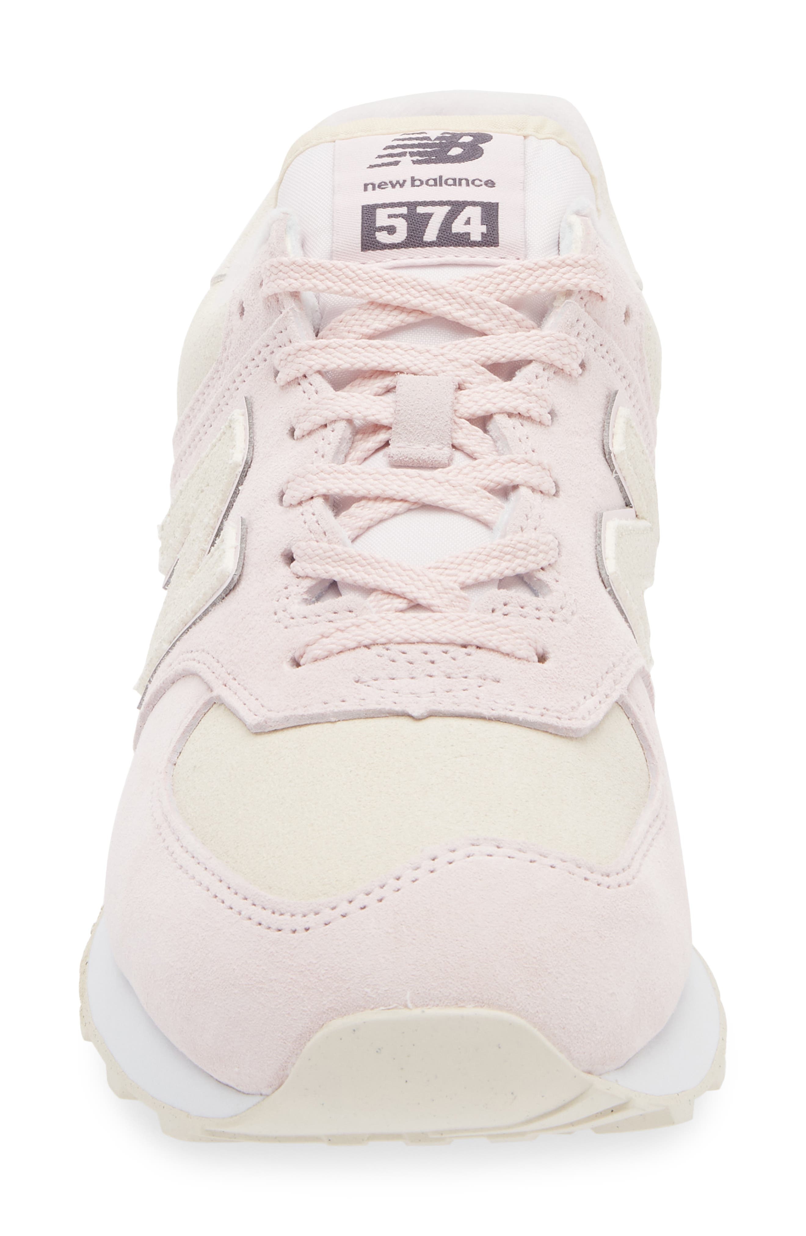 New Balance 574 Sneaker in Pink Granite/Linen at Nordstrom - 4