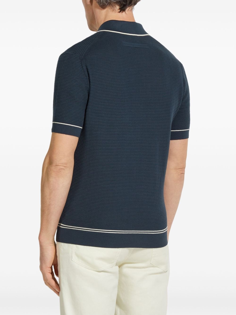 cotton polo shirt - 3