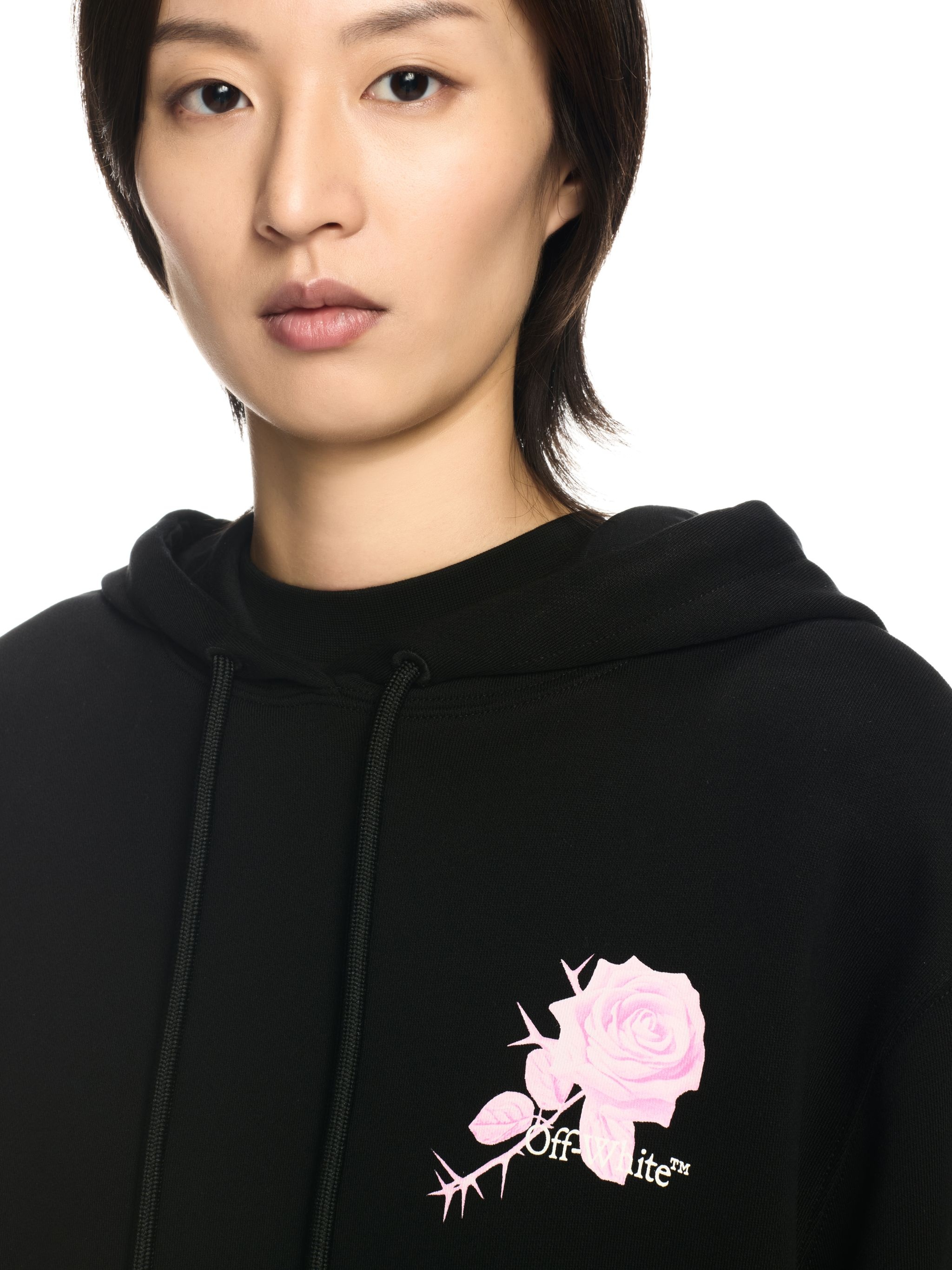Black Rose Arrow Hoodie - 5