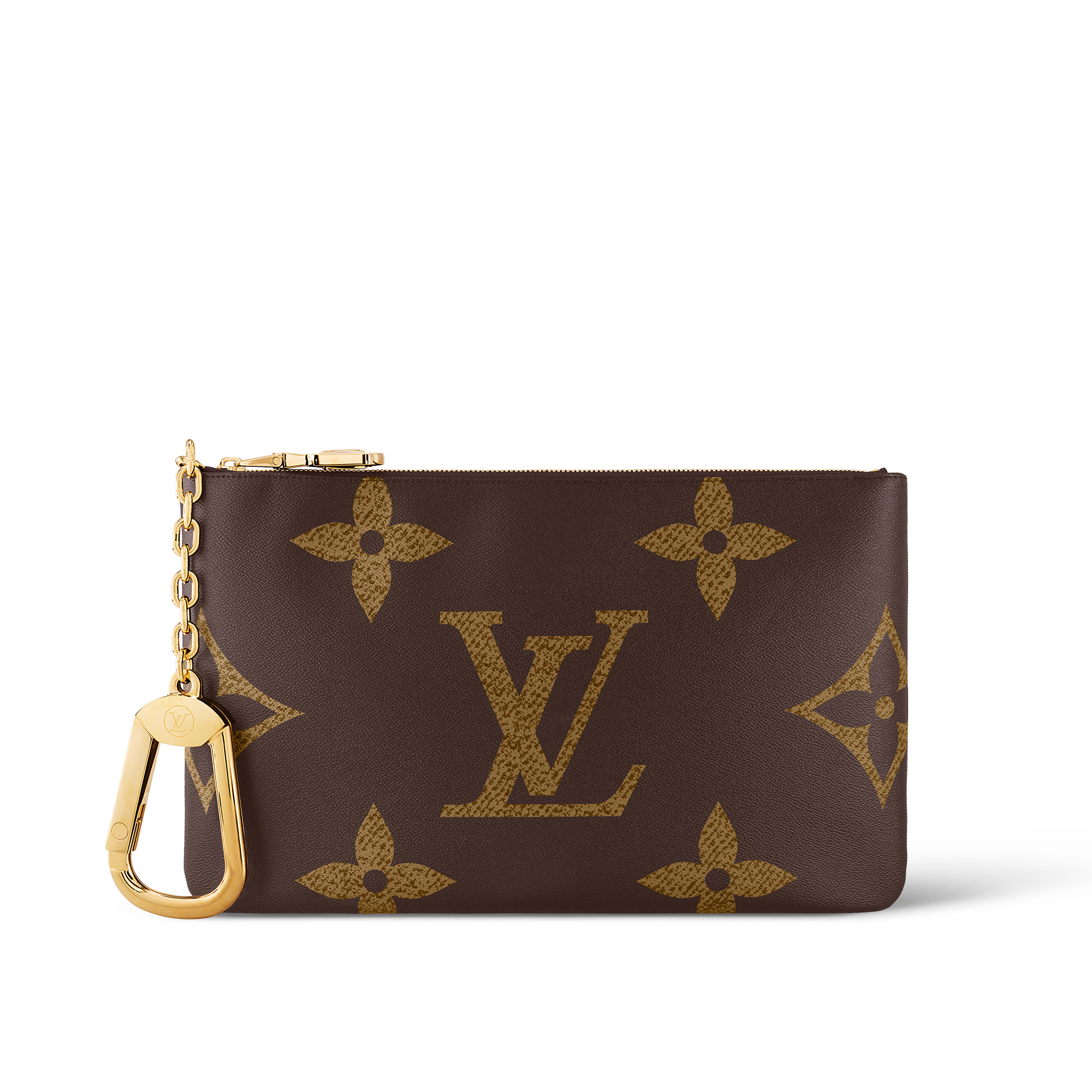 Louis Vuitton Monogram Pochette Cles XL - Brown Clutches, Handbags