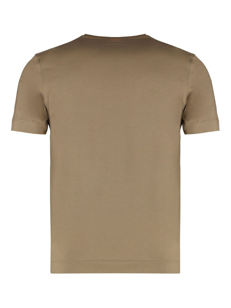ZEGNA crew-neck cotton T-shirt outlook