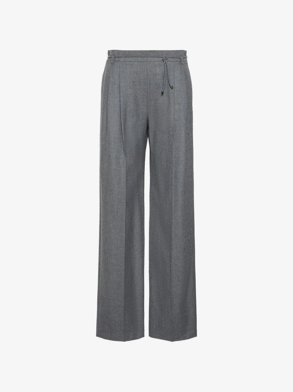 pleated wide-leg trousers - 1