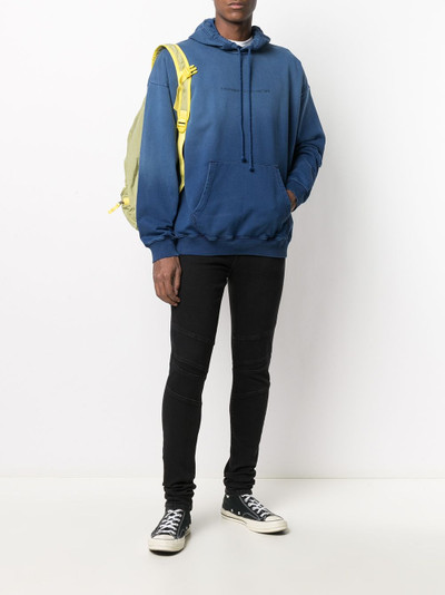 Diesel gradient treatment pullover hoodie outlook