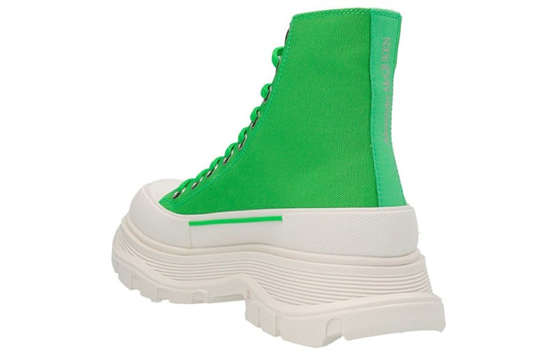 Alexander McQueen (WMNS) Alexander McQueen Tread Slick Boots 'Green White' 697080W4UW23189 outlook
