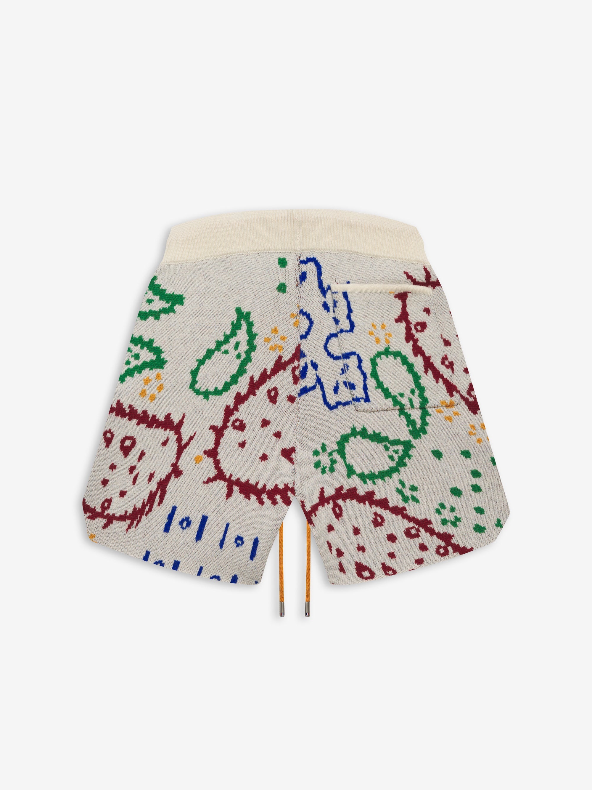 MULTI COLOR BANDANA SHORTS - 3