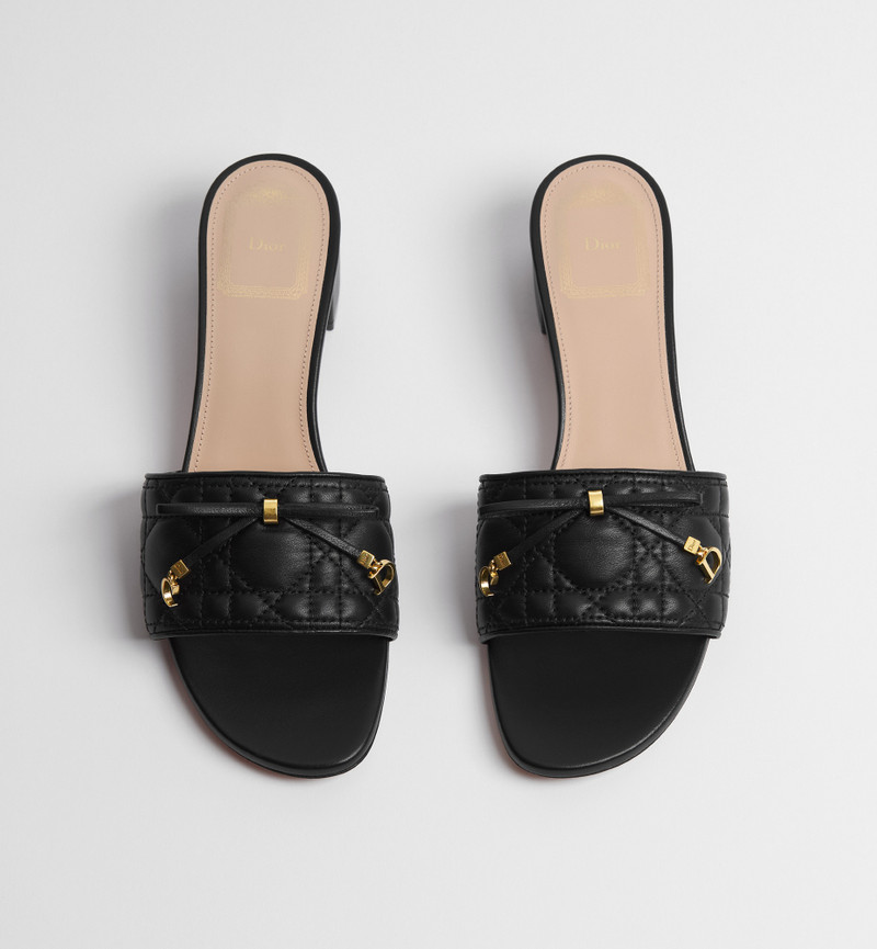 Dior Dior Cannage Heeled Slide outlook
