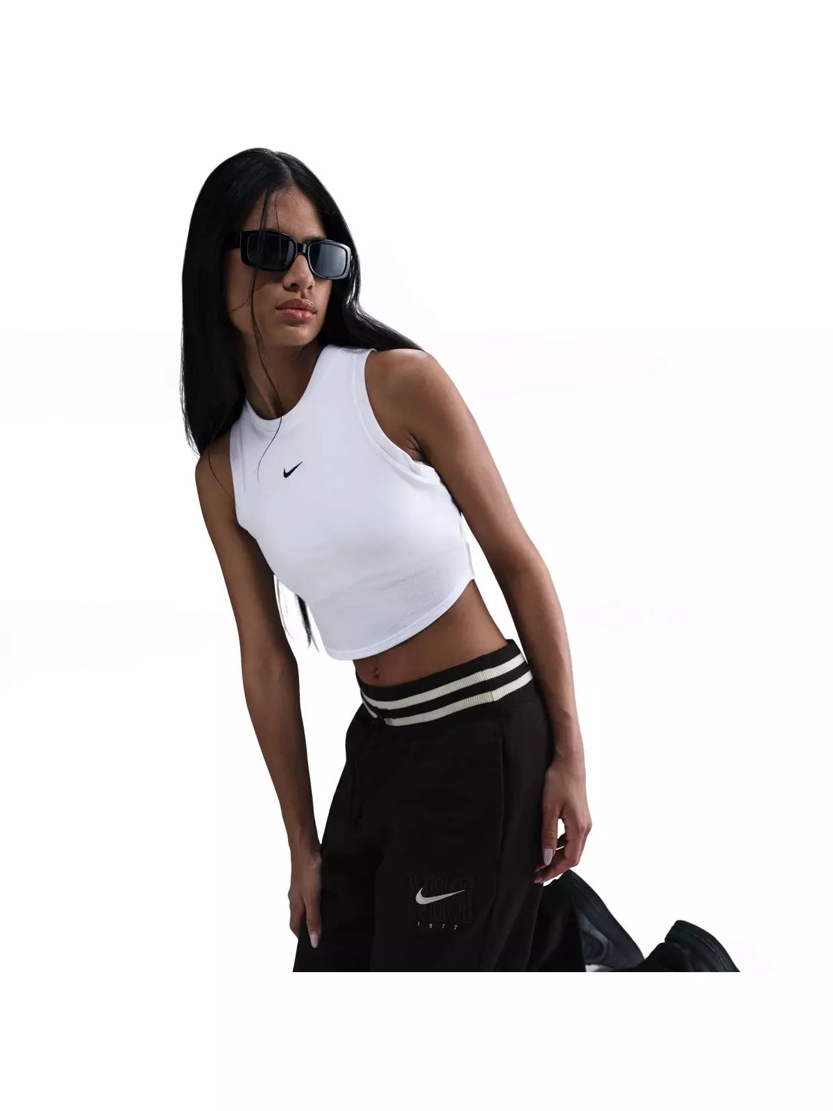 Women's Sportswear Phoenix Fleece Oversized Crewneck Sweat Pants-Black - 3