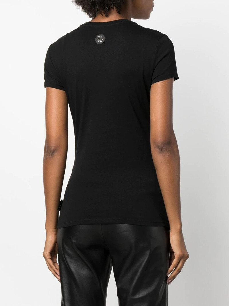 Sexy Pure-fit skull strass T-shirt 4