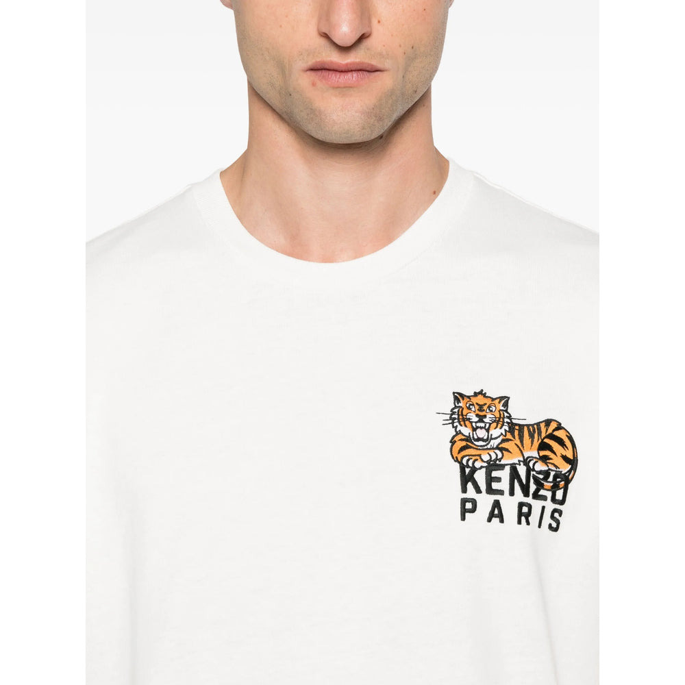 Kenzo White T-Shirts & Vests - T-Shirts Men - 3