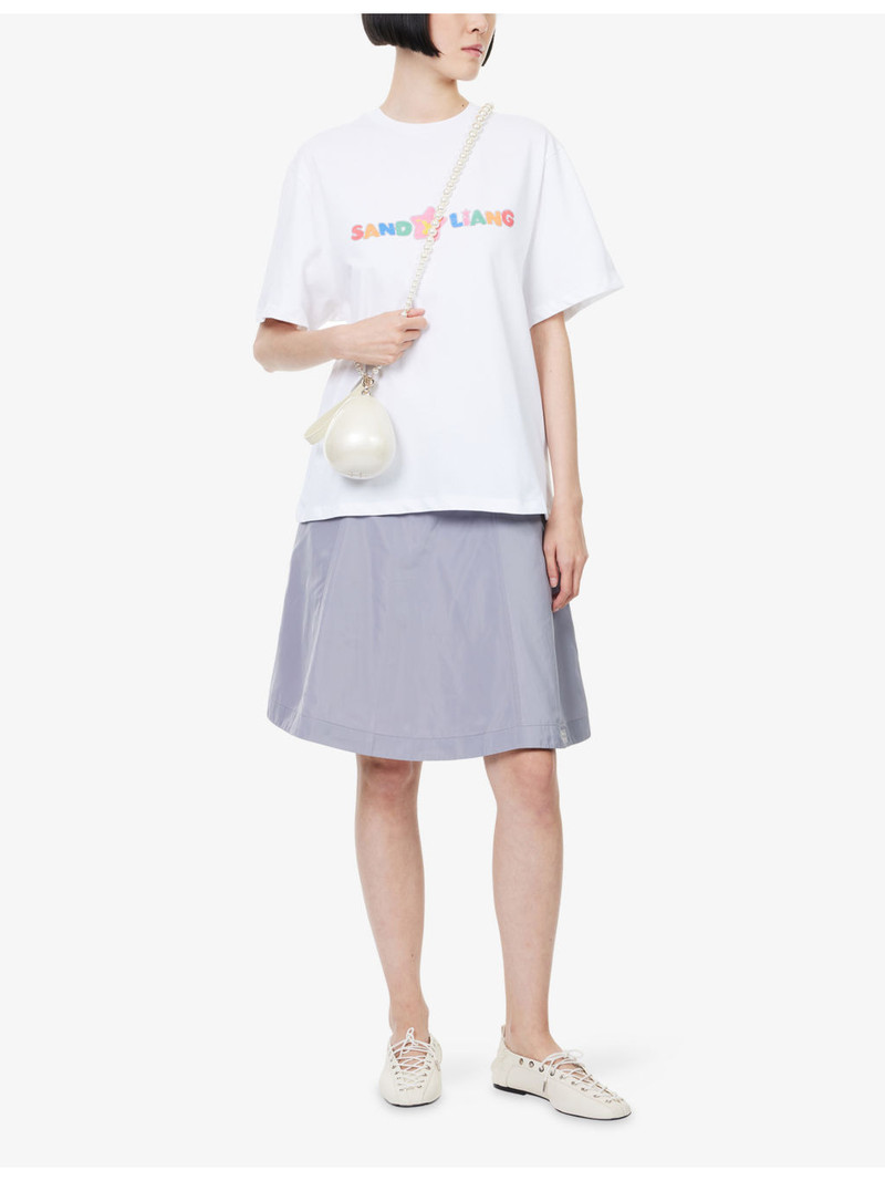 SANDY LIANG Toy Graphic-Print Cotton T-Shirt outlook