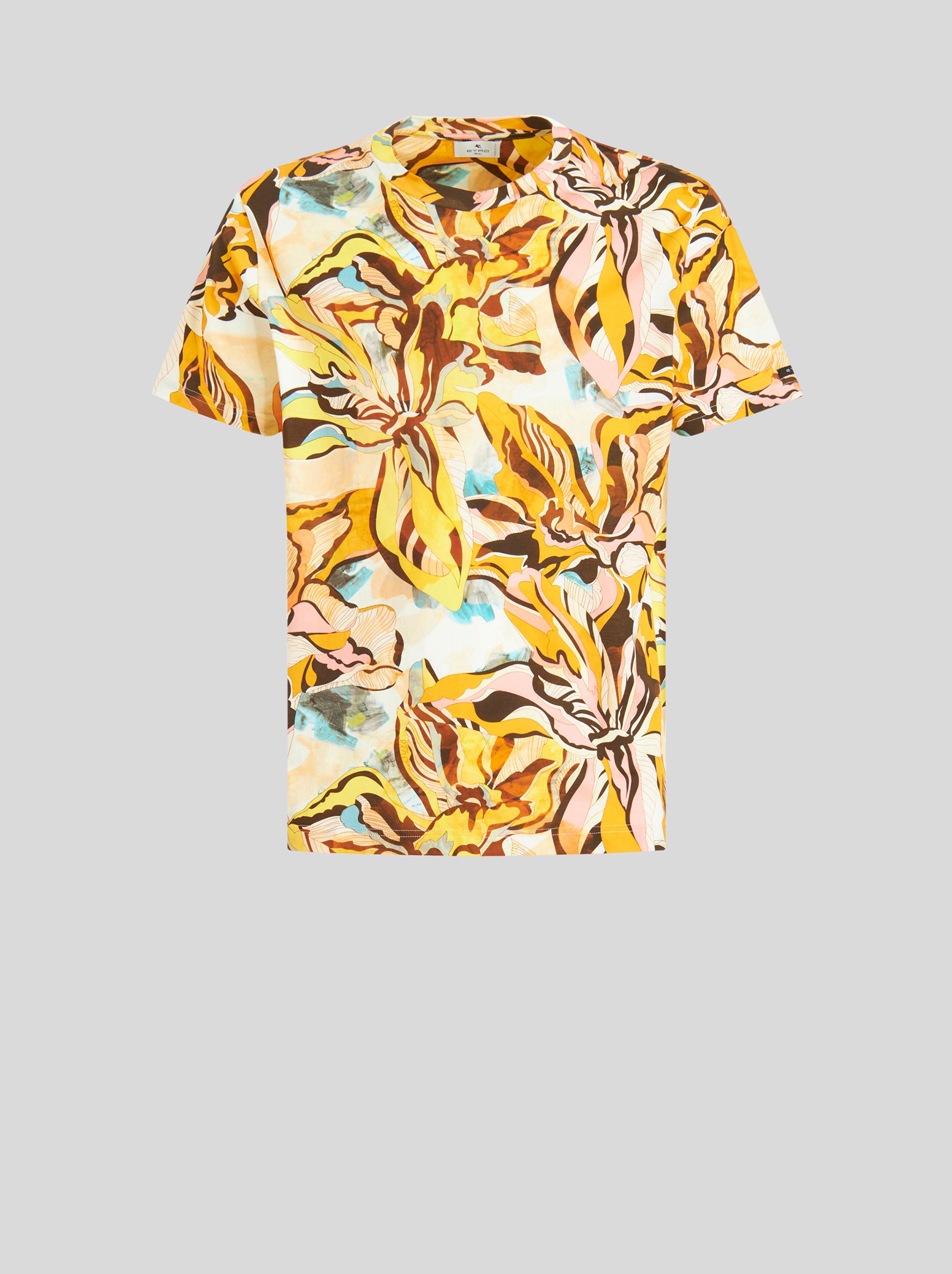 MAXI FLORAL PRINT T-SHIRT - 1