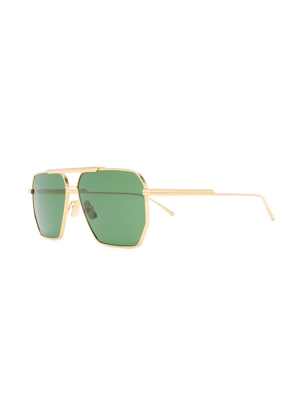 square-frame aviator sunglasses - 2