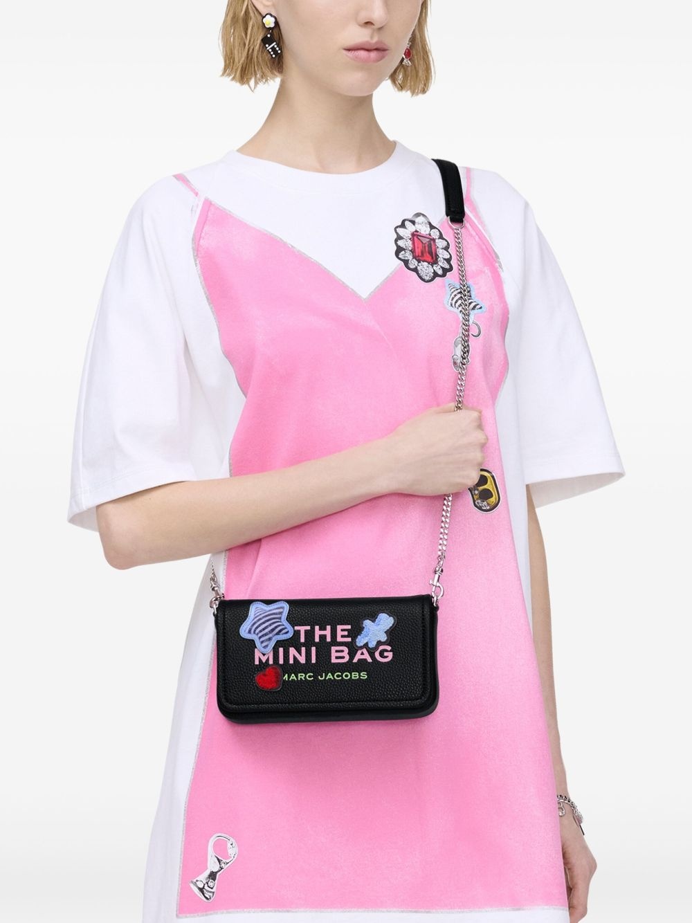 The sticker-patch mini bag - 2