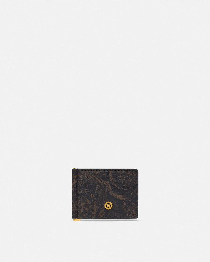 Lasered Barocco Leaf Clip Wallet 1