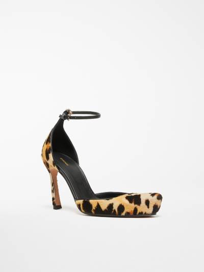 Max Mara CESTINO Animal-print court shoes with strap outlook