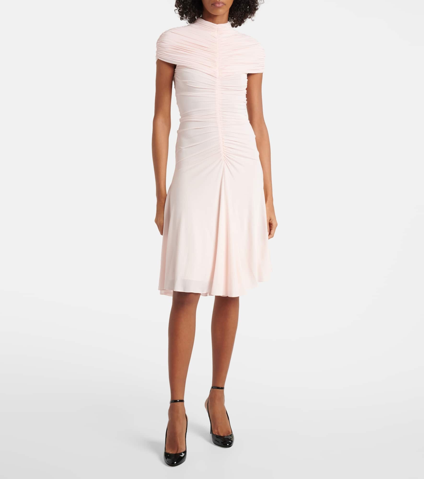 Ruched jersey midi dress - 2