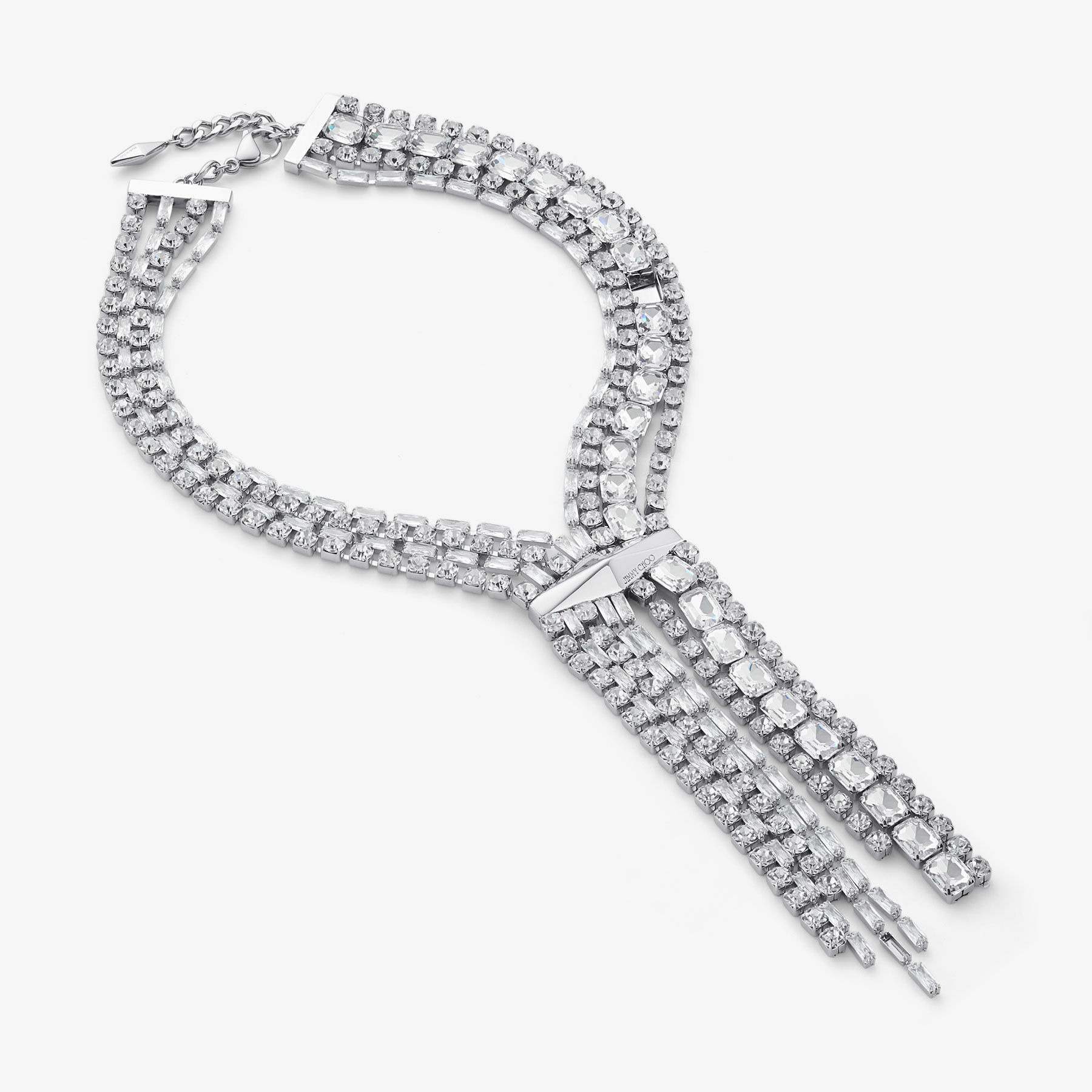 Zandra Necklace
Silver-Finish Crystal Necklace - 2
