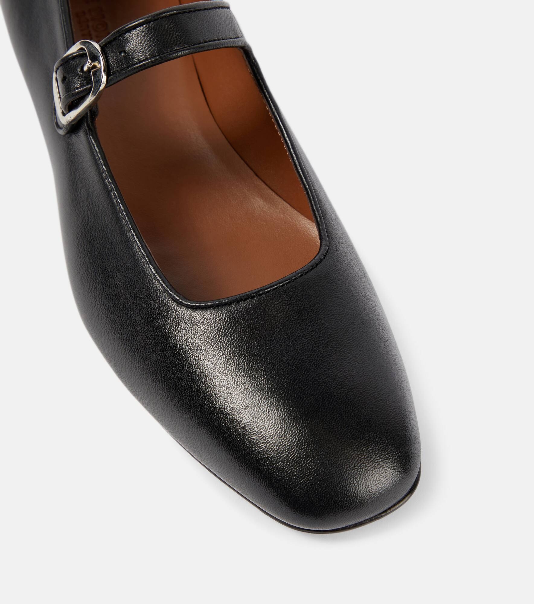 Leather ballet flats - 6