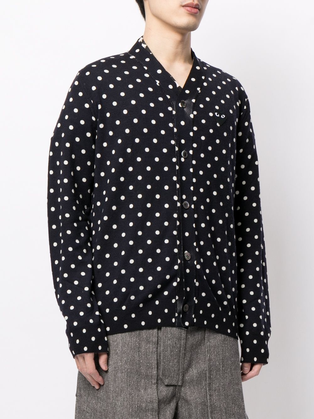 polka dot cardigan - 3