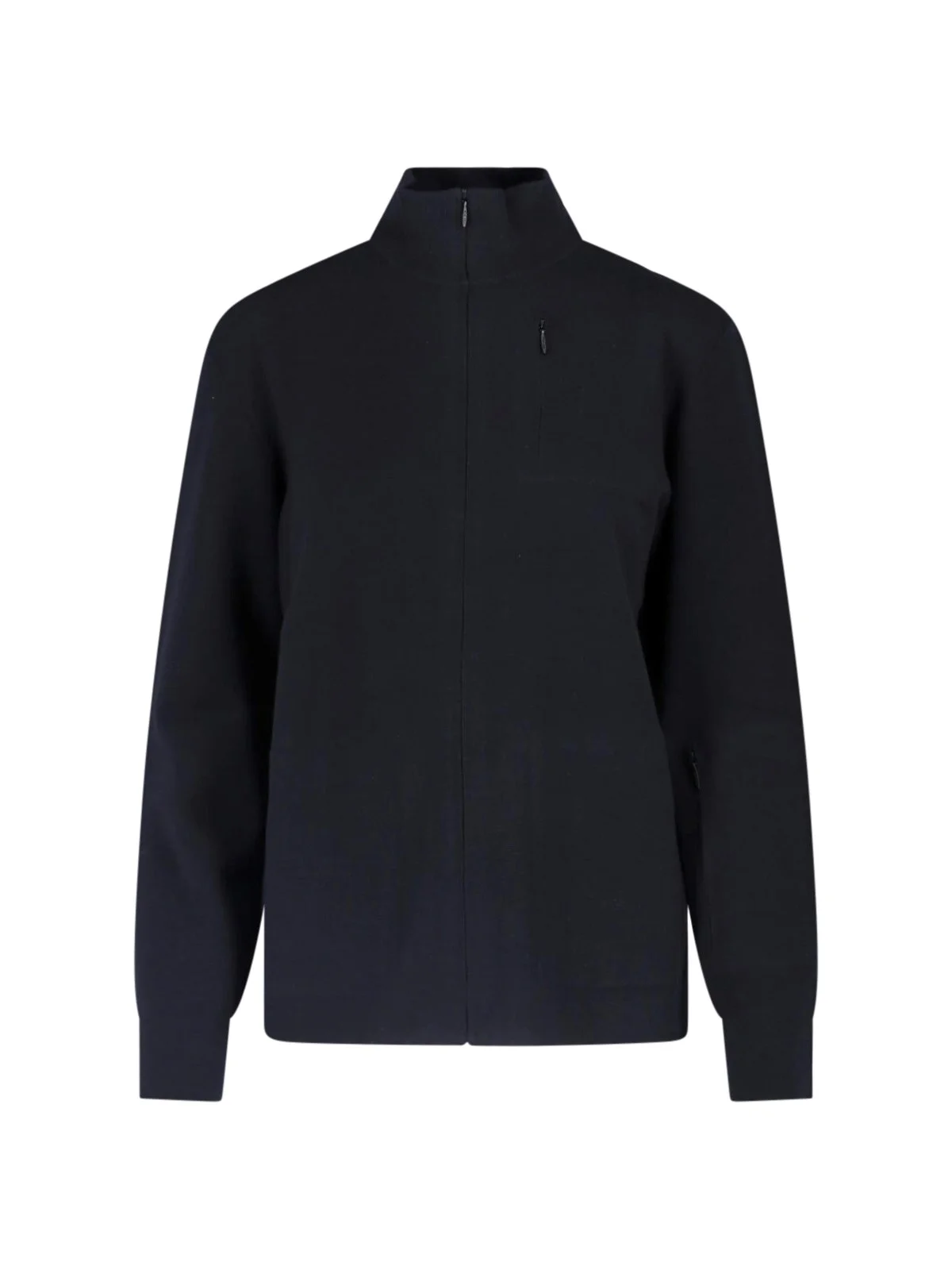 ZIP JACKET IN WOOL BLEND - 1