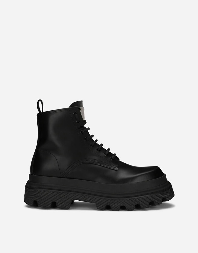 Brushed calfskin ankle boots 1