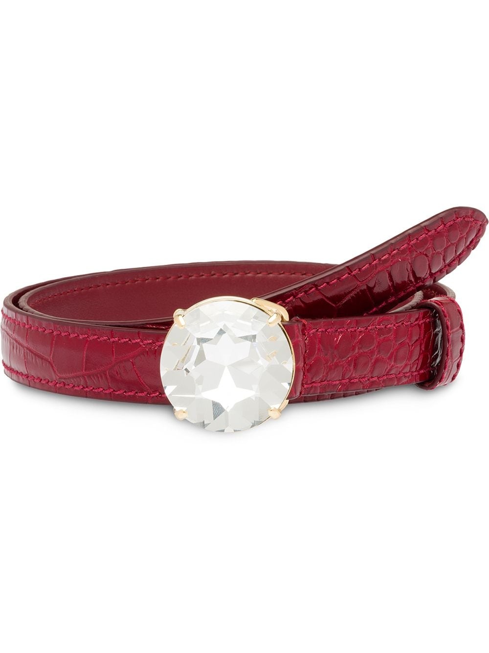 embellished buckle belt - 1