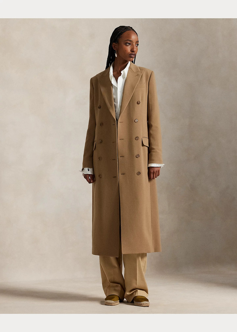 Double-Breasted Wool Coat 7