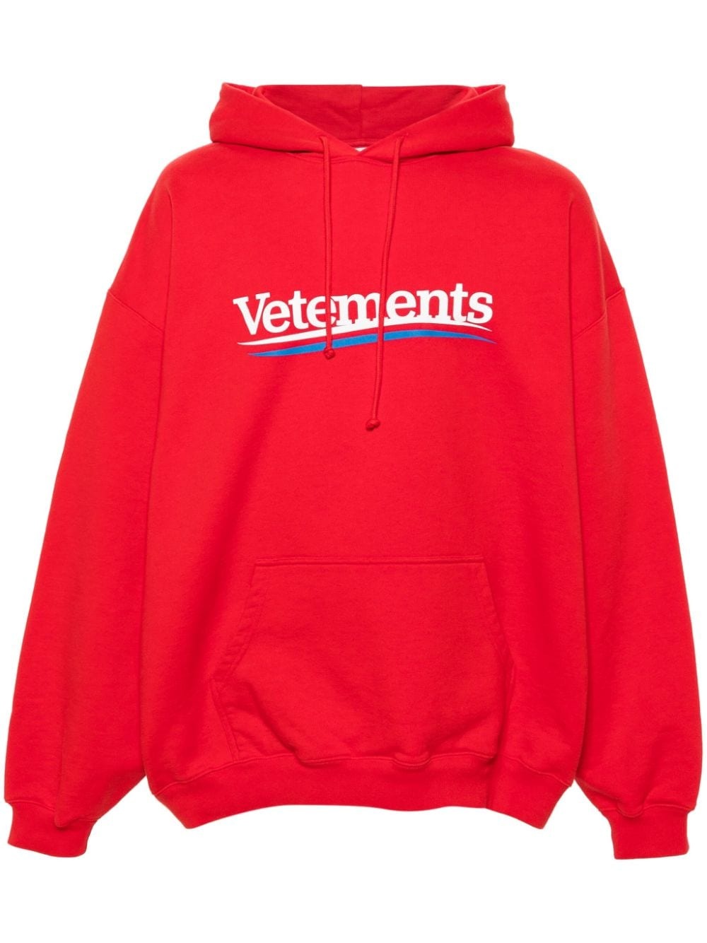 logo-print hoodie - 1