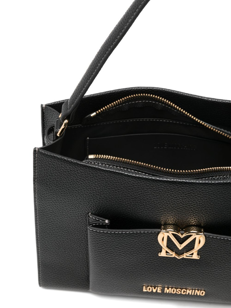 logo-plaque tote bag 5
