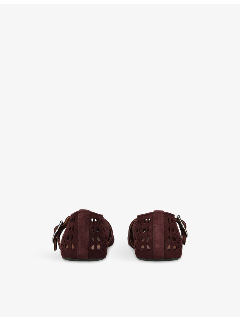 Alaïa Vienne Suede Mary Jane Ballet Flats outlook