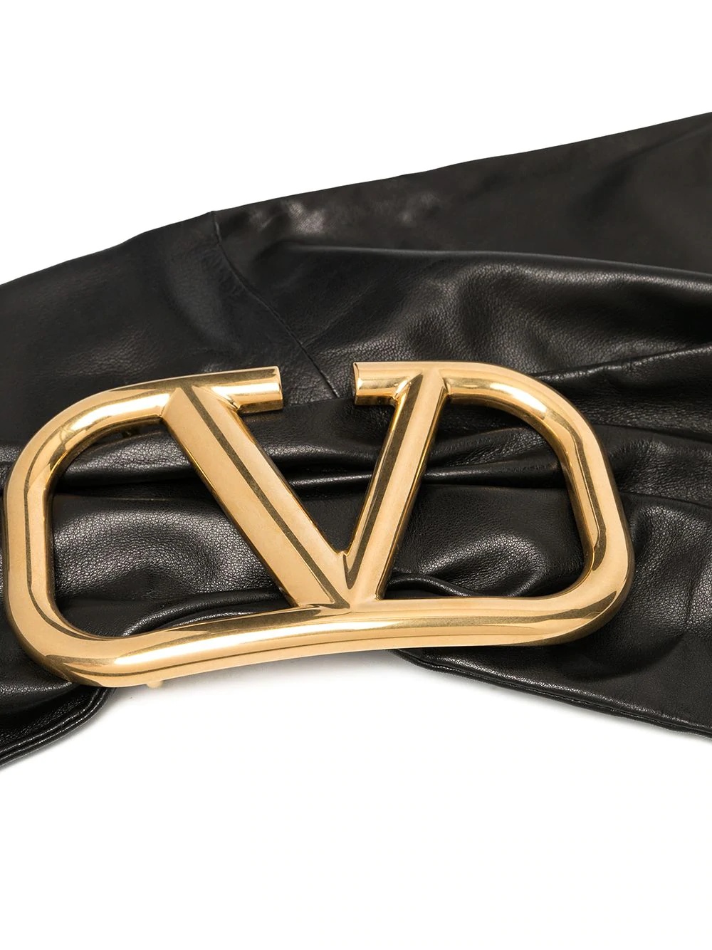 leather VLOGO belt - 2