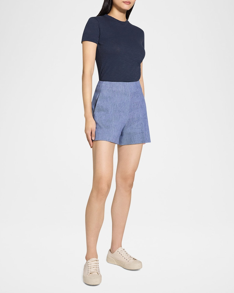 Theory Relaxed Denim Shorts outlook